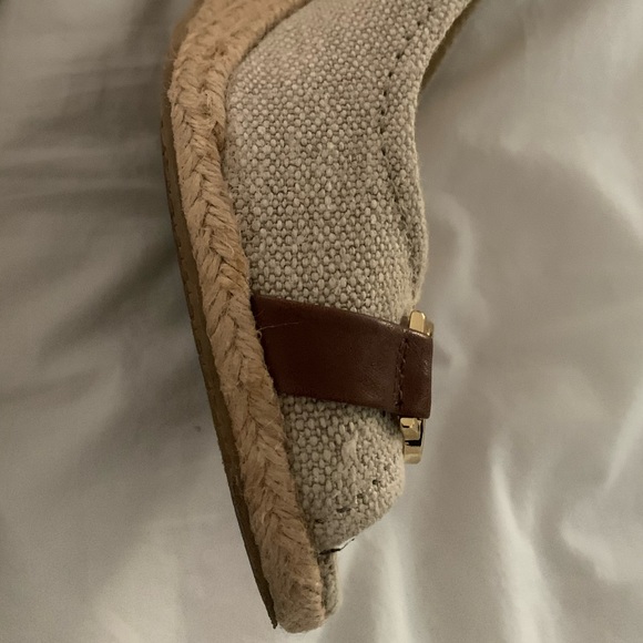 MICHAEL KORS LINEN espadrille wedges womens size 10 - Picture 8 of 15